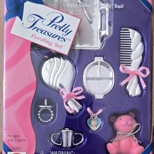 Mattel Pretty Treasures Doll Accessory Set - Pink and Silver